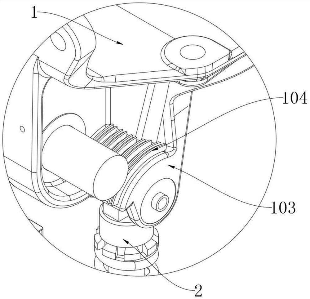 Left and right front suspension brackets of automobile engine