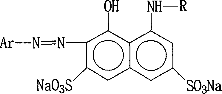 Red reactive dyestuffs and preparation method thereof