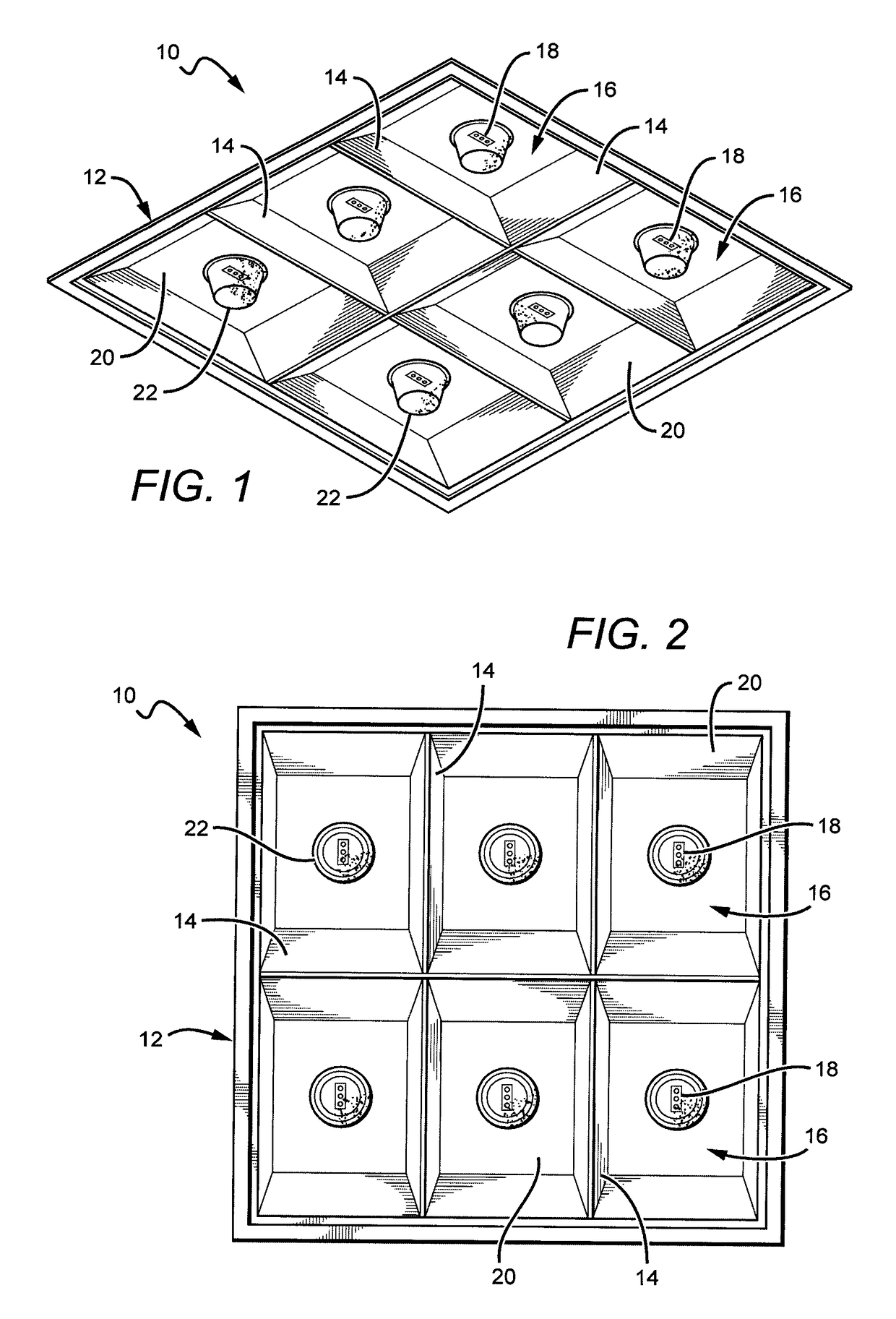 Lensed troffer-style light fixture