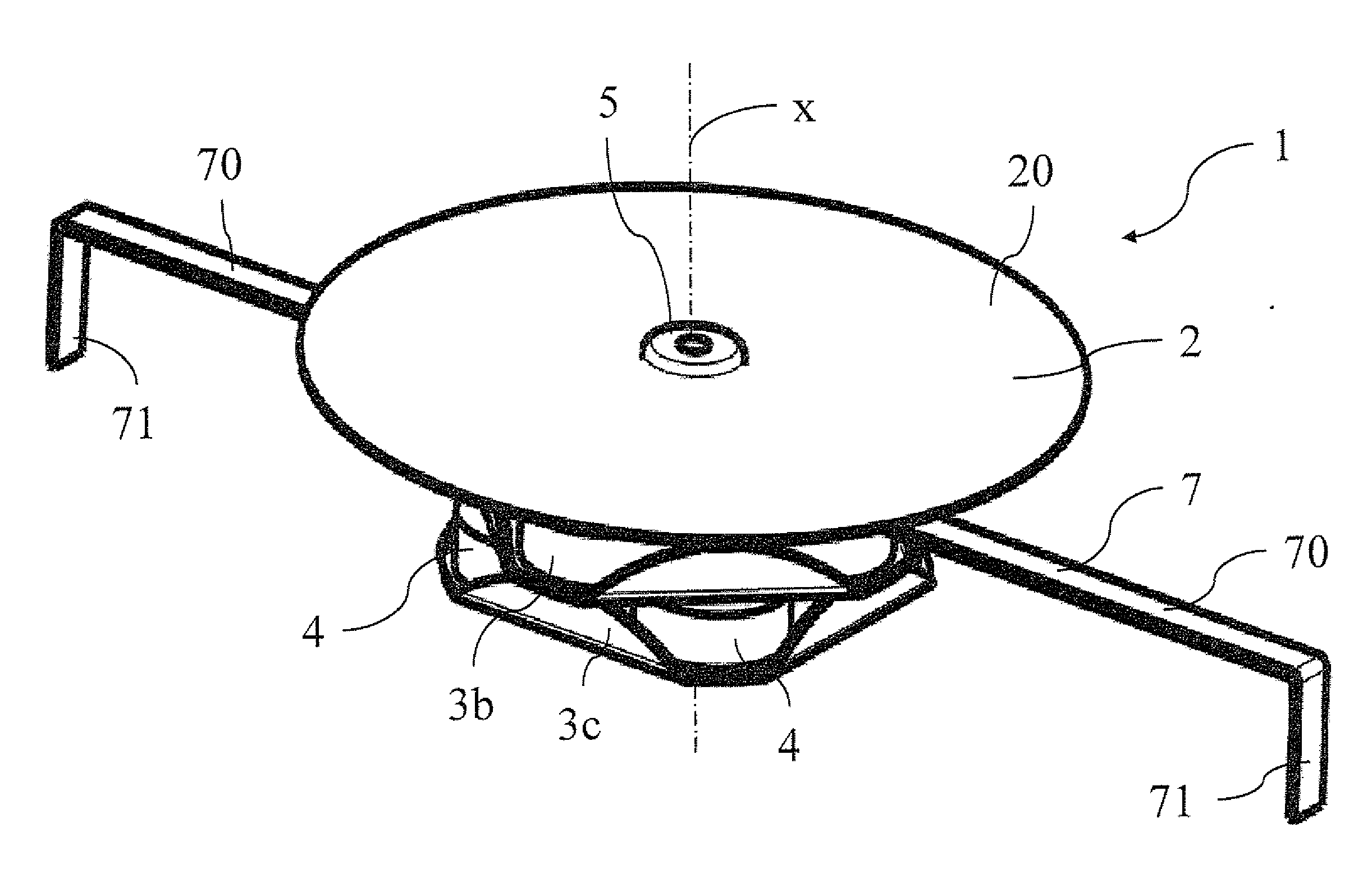 Vacuum solar thermal panel with non-evaporable getter pump assembly