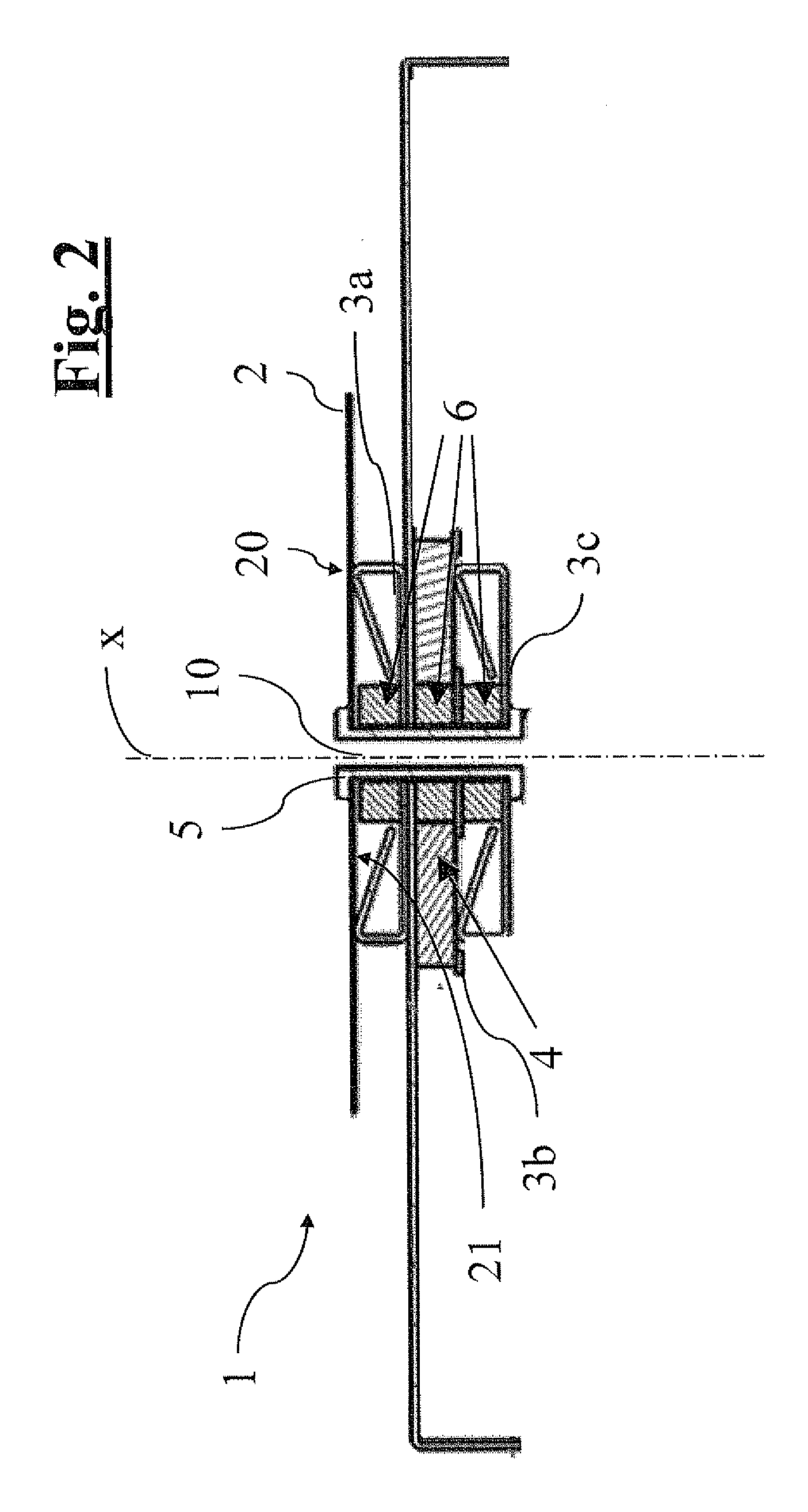 Vacuum solar thermal panel with non-evaporable getter pump assembly