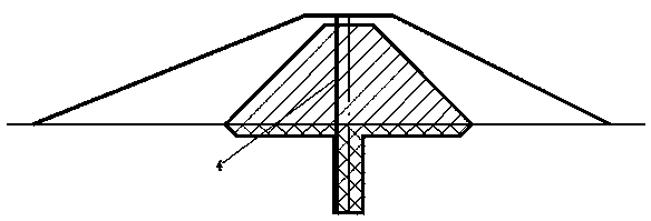 Rapid construction method for seepage-proof dam of salt pan