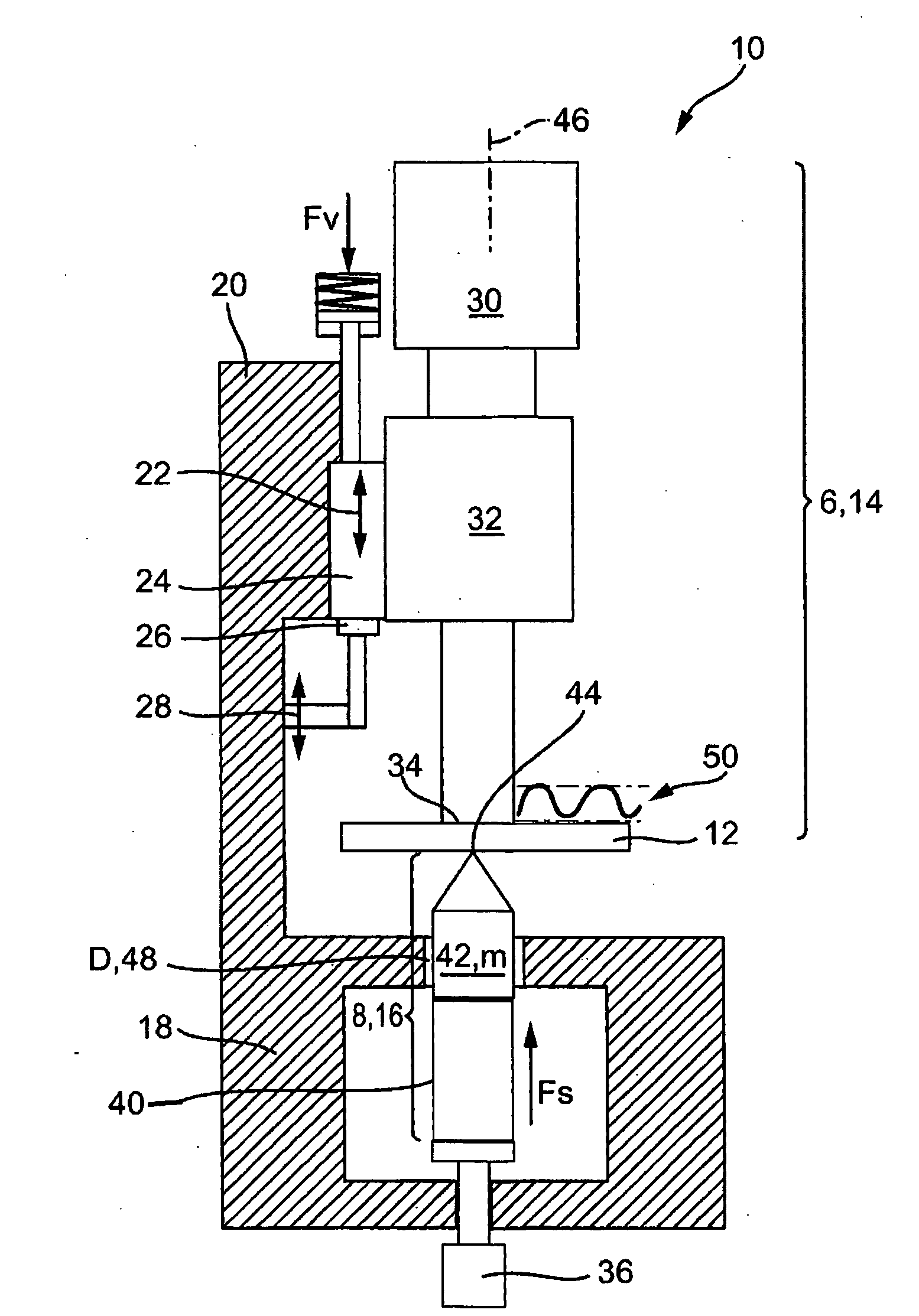 Device for processing workpieces using ultrasound and method for operating that device