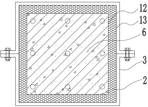 Foamed aluminum building non-dismantling formwork