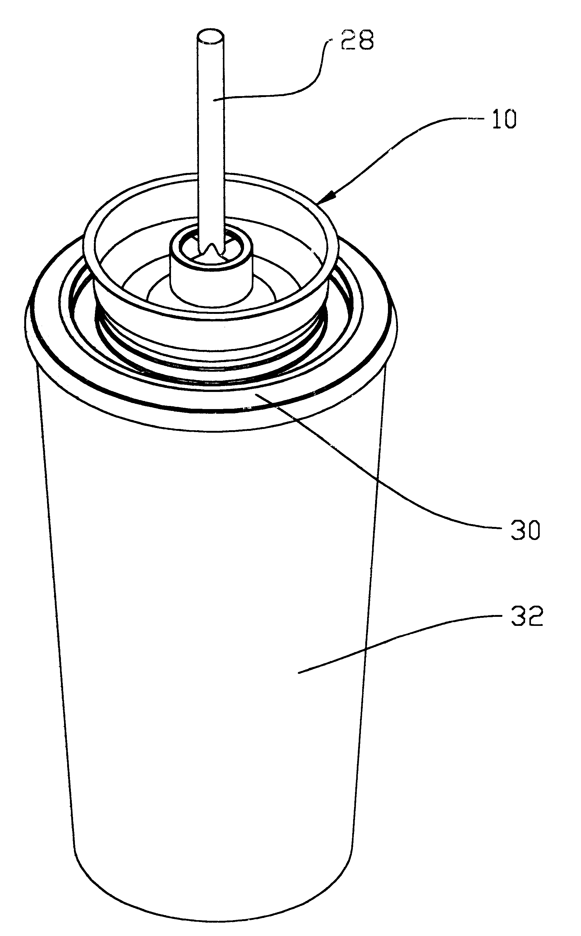 Accessory condiment container for drinking cup