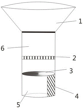 Portable cigarette smoke collecting filter