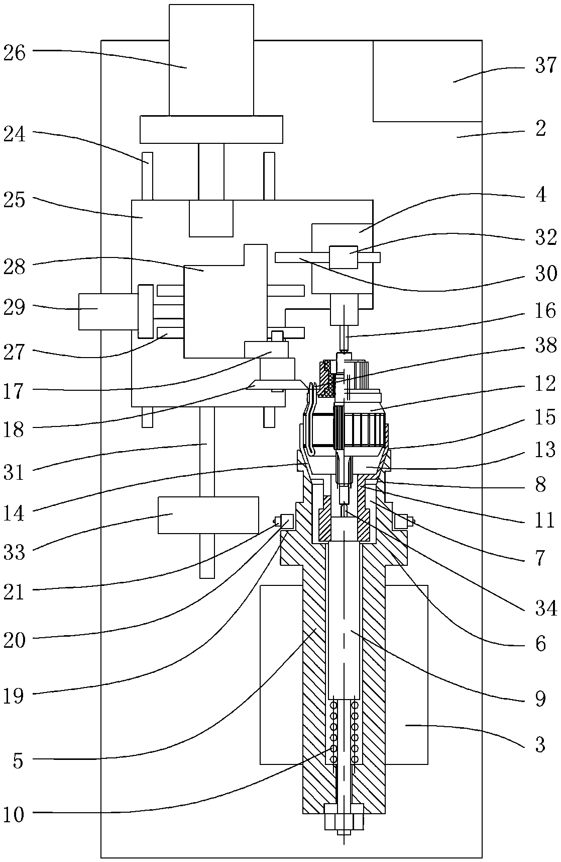 An armature cutting device