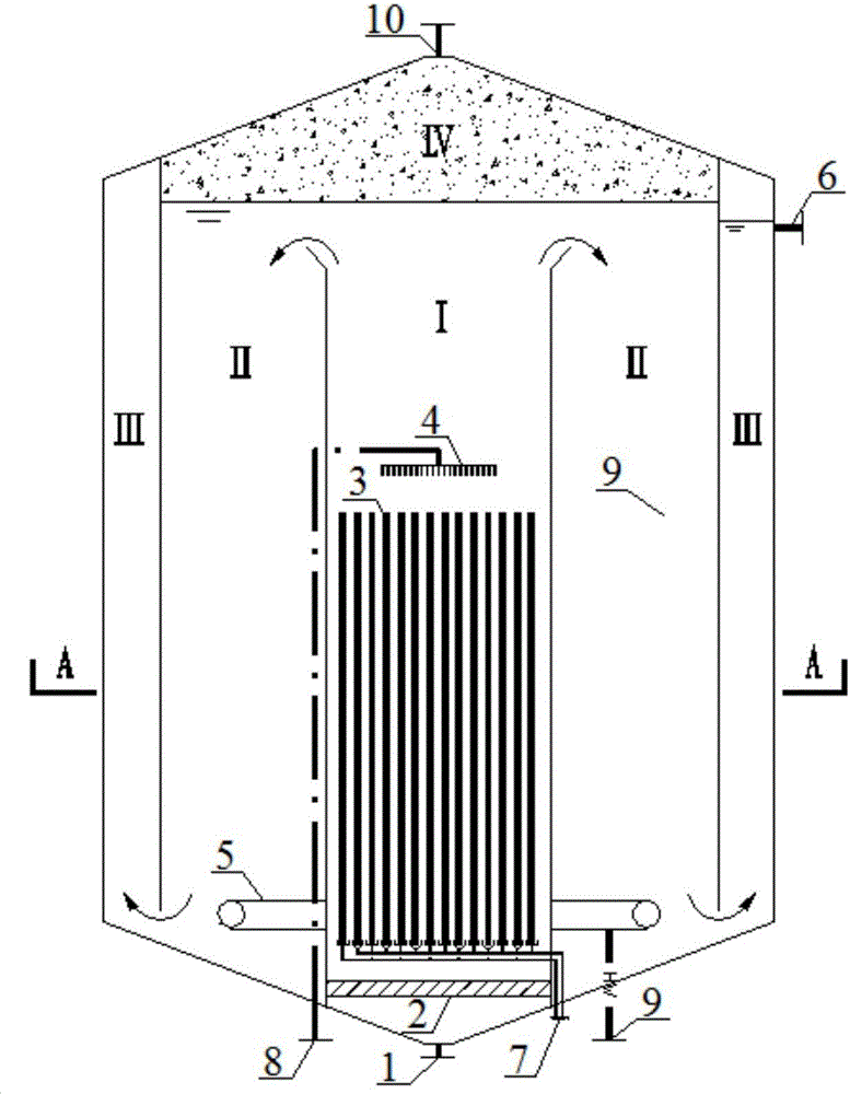 Electrolysis induction and ozone floatation integrated device