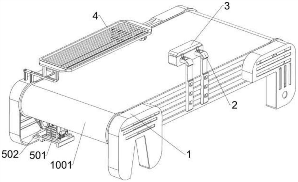 Conveying device for electronic product detection