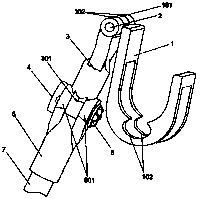 Multifunctional anti-dropping hanger supporting rod and operating method thereof