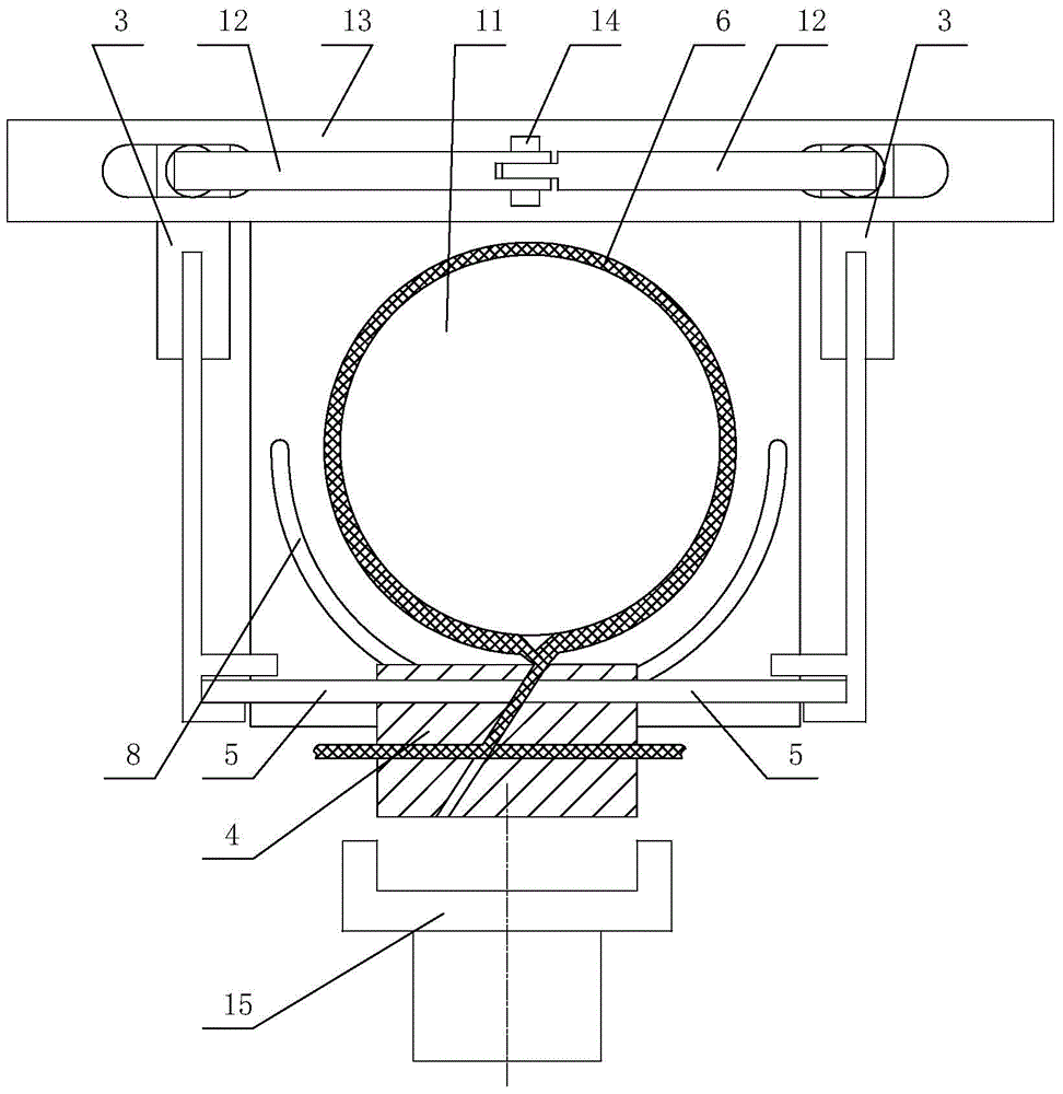 Binding devices for steel pipes