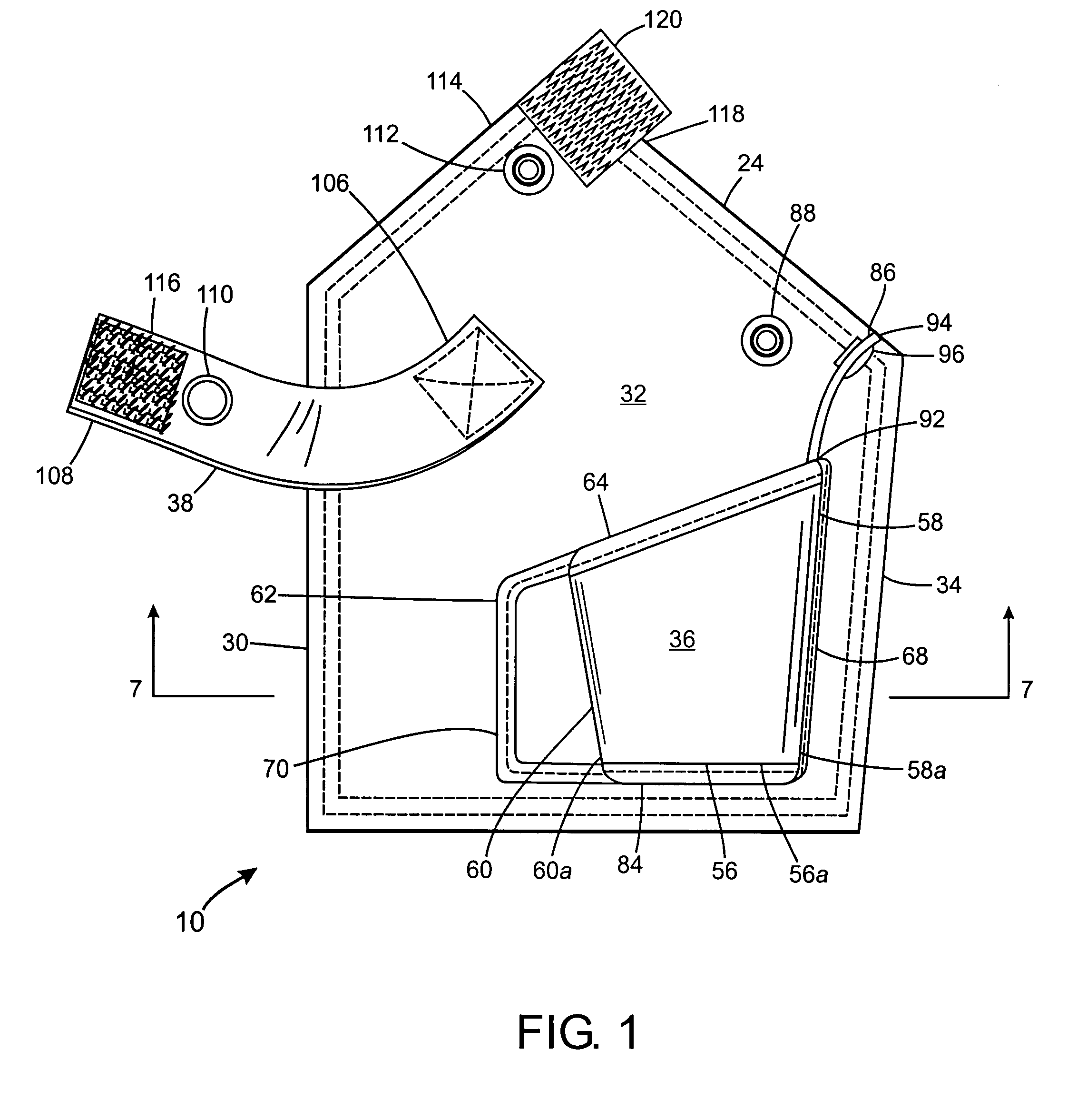 Holster assembly for integral attachment to a garment