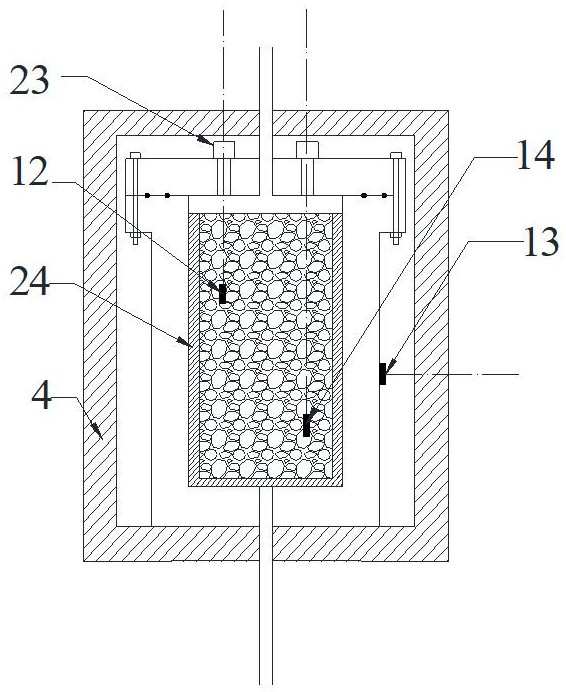 Temperature change measurement experiment device and method in coal adsorption and desorption process