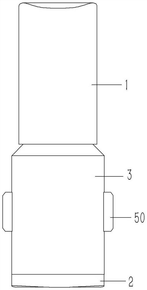 Faucet positioning device on a telescopic faucet