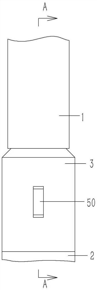 Faucet positioning device on a telescopic faucet