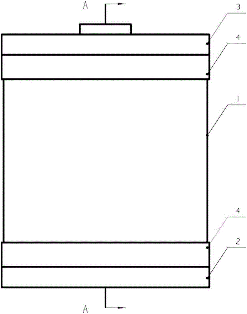 Shell structure for liquid metal battery and preparation method thereof