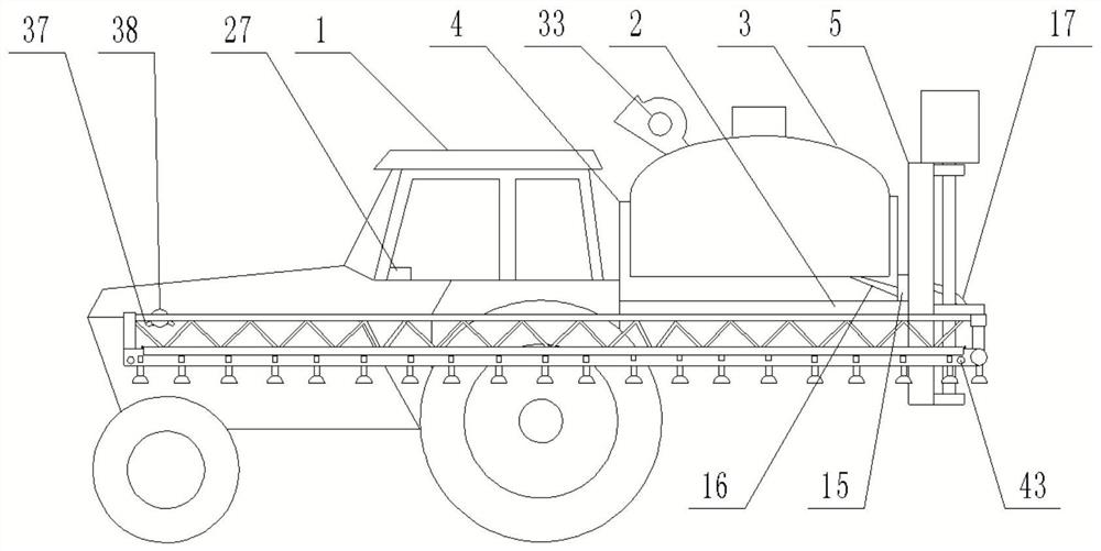 An improved foliar fertilization device for soybean field planting