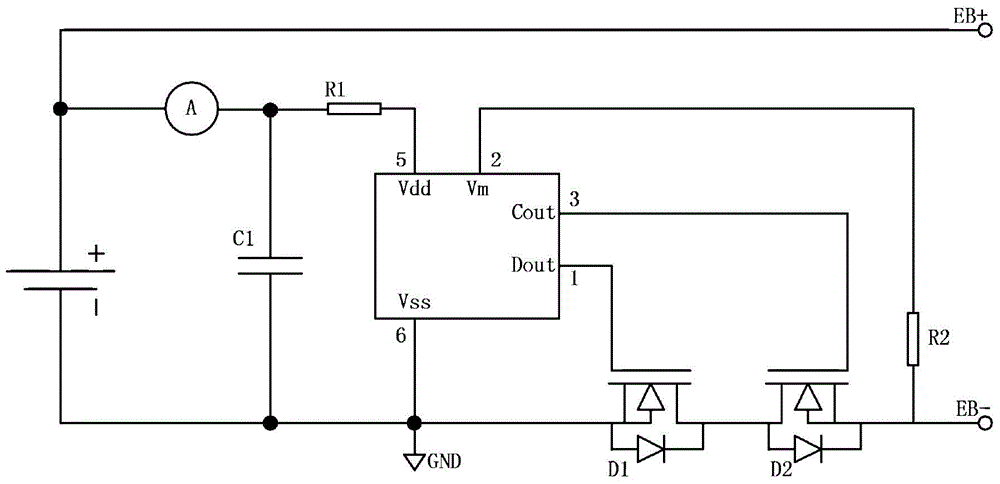 Battery protection circuit, electric energy supply device and electronic device