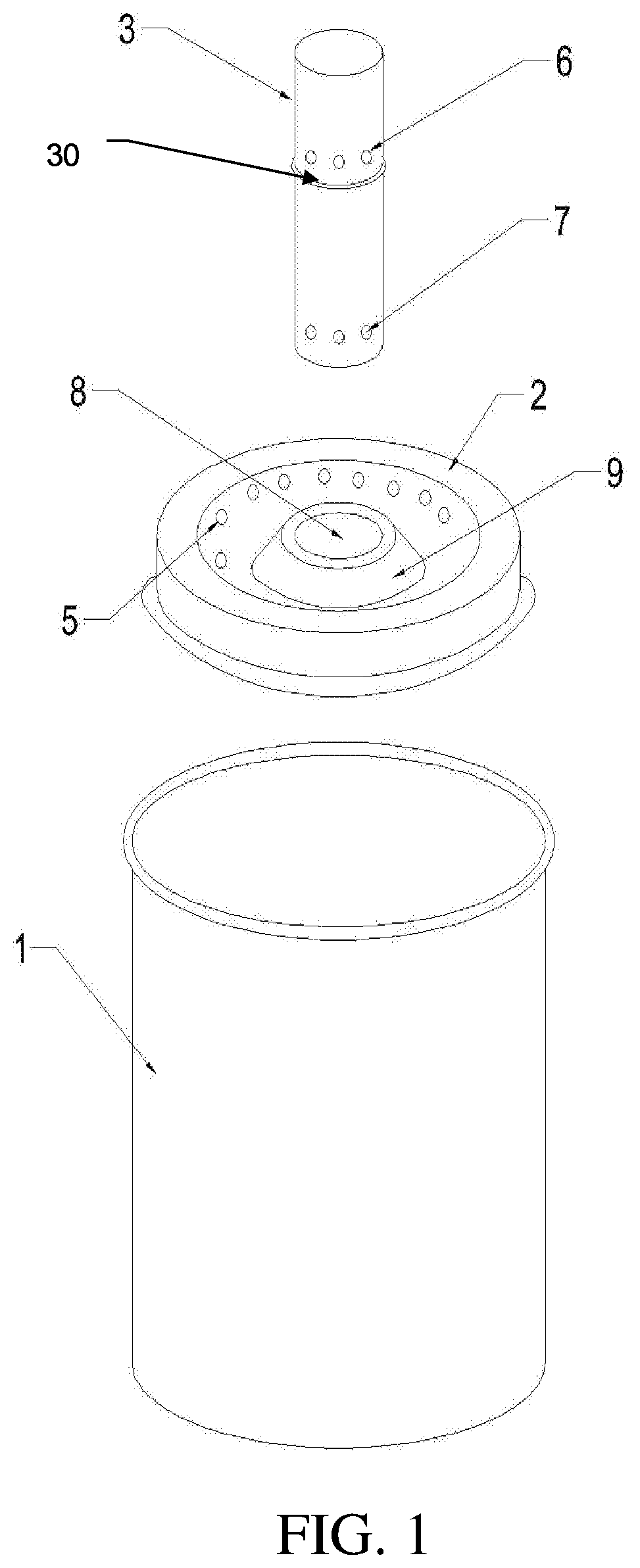 Pressure-type alcohol stove