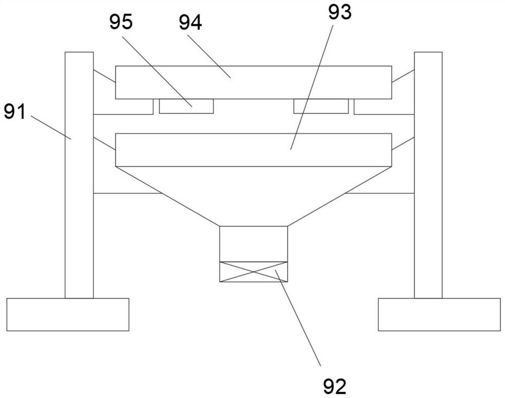 Spring end face grinding device