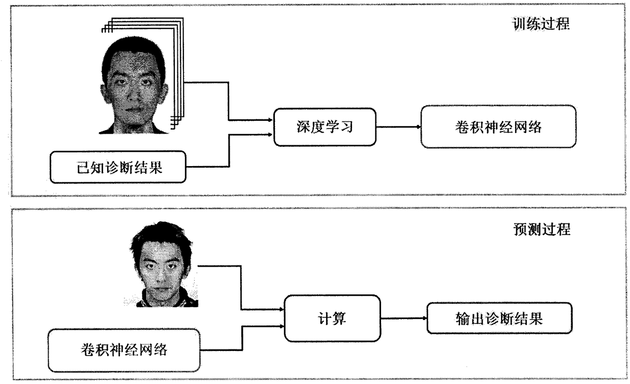 Deep learning face diagnosis system