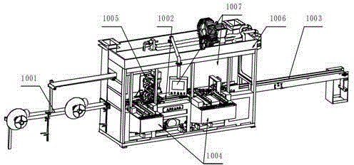 Encapsulating and matching machine of lead-acid storage battery plate