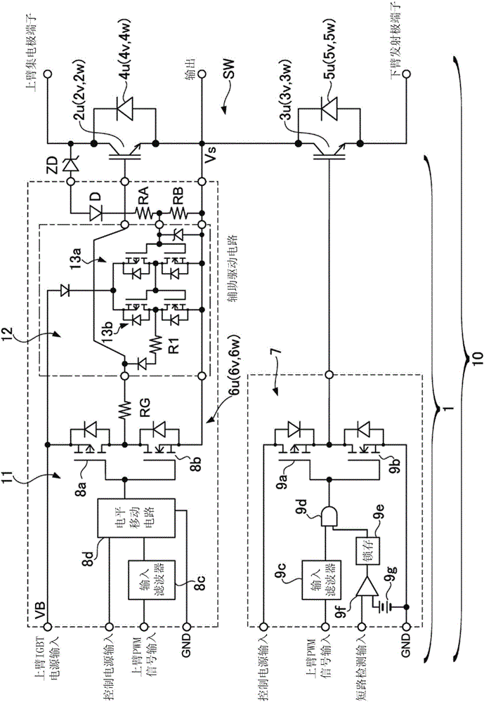 Inverter drive device and semiconductor module