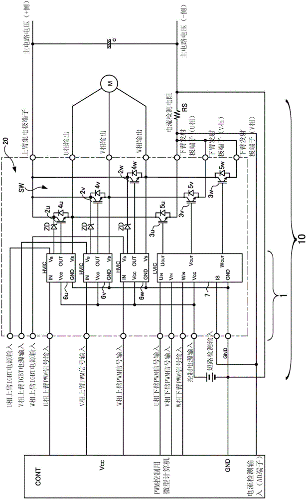 Inverter drive device and semiconductor module