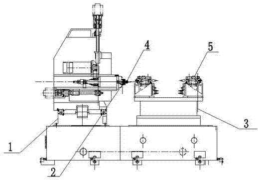 Chamfering machining equipment and chamfering machining method for curved surfaces of orifices of oil holes of connecting rods