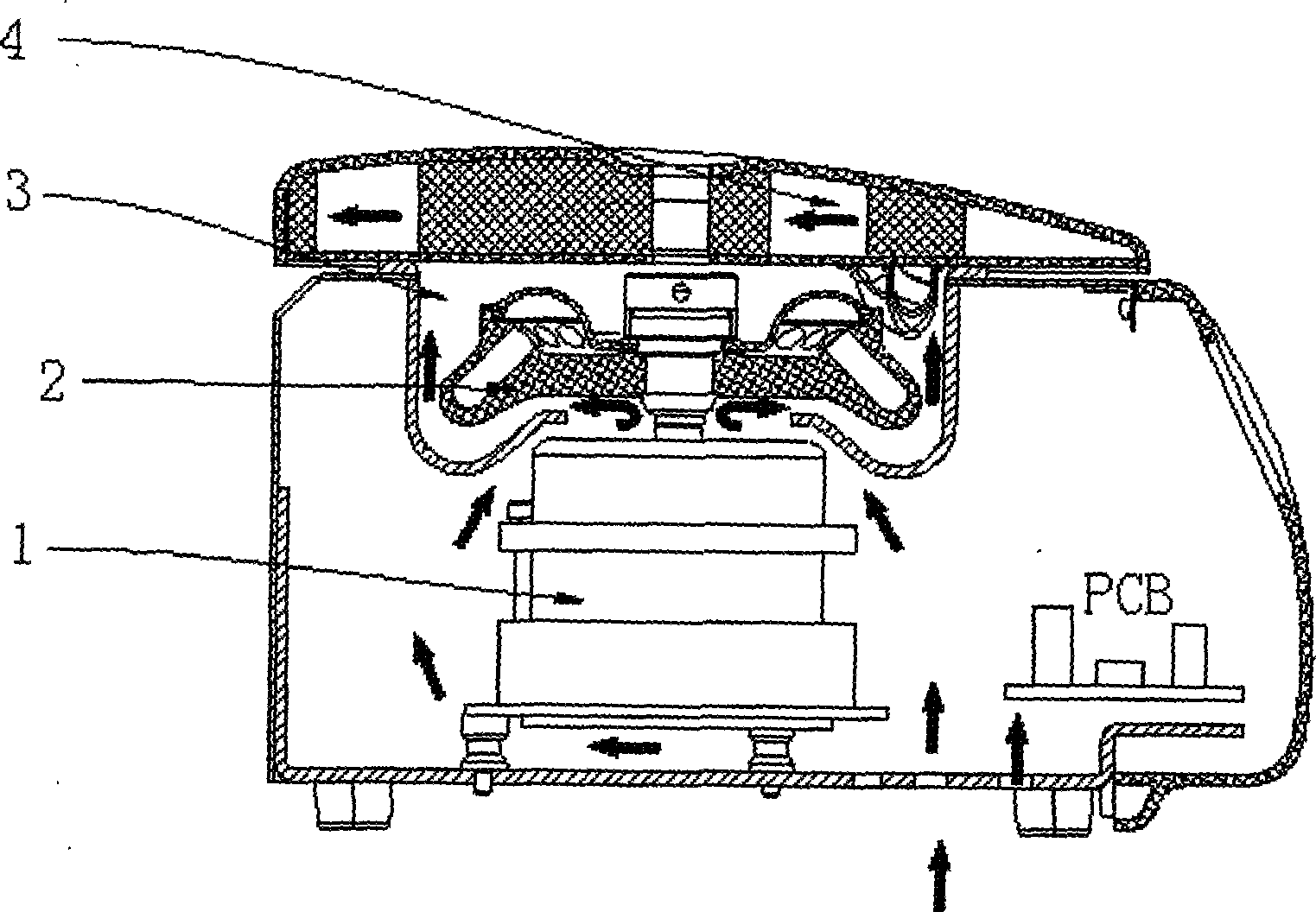 Desk type high speed centrifugal machine