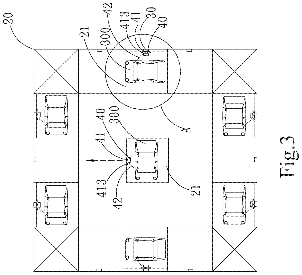 Electric vehicle parking energy supply system