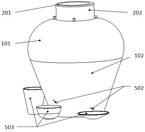 Vertical spiral track type coin clearing device