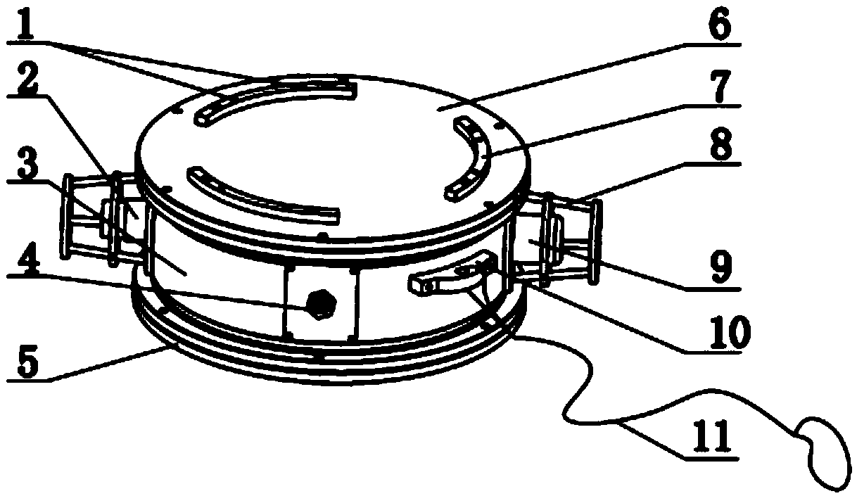 A combined submarine seismic acquisition node and its application method