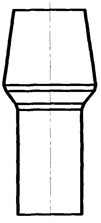 Technical method for forming semi-axle housing tube for large-diameter flange