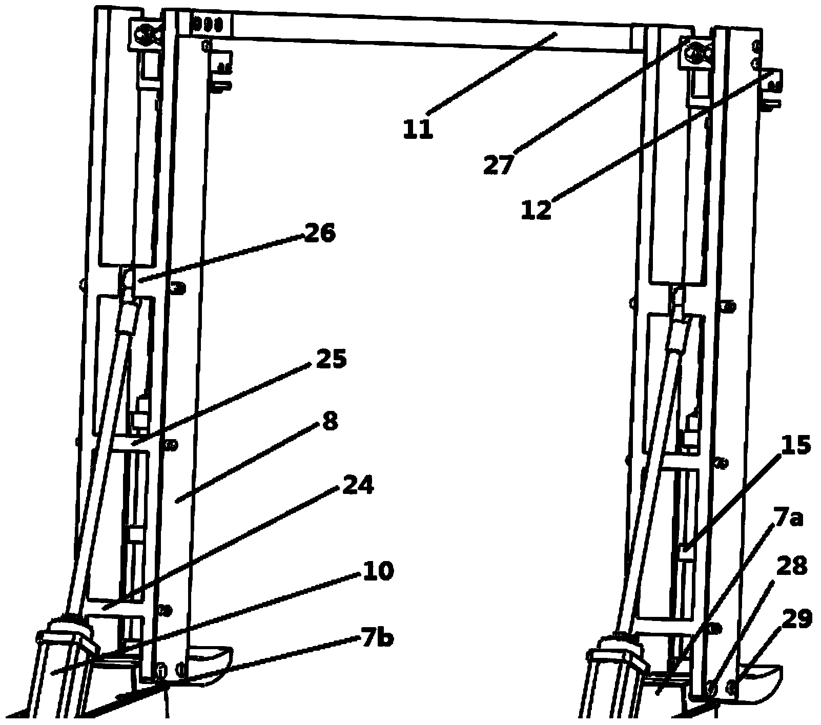 Automatic turnover machine