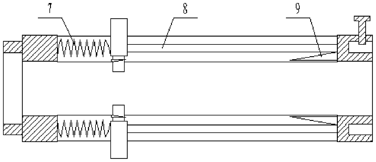 A mold for stabilizing the welding quality of optical fiber stainless steel casing