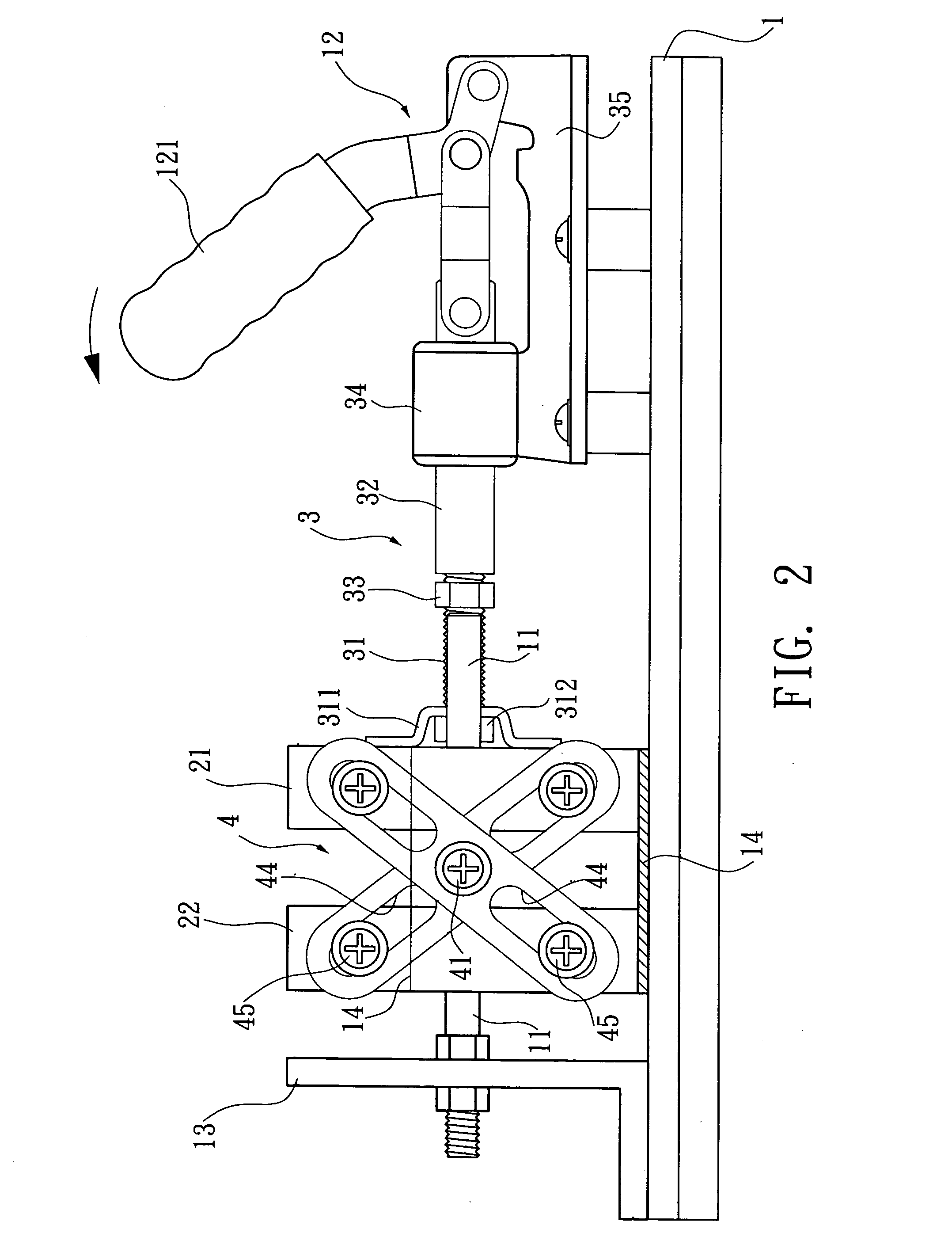 Clamp structure