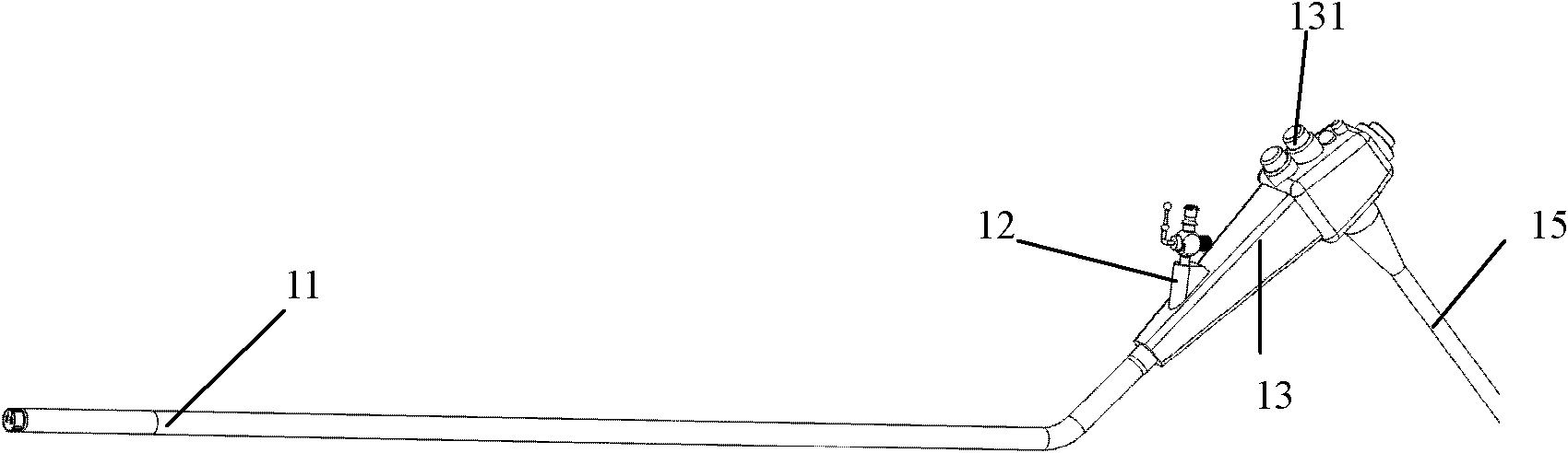 Three-dimensional electronic gastroscope system and using method thereof