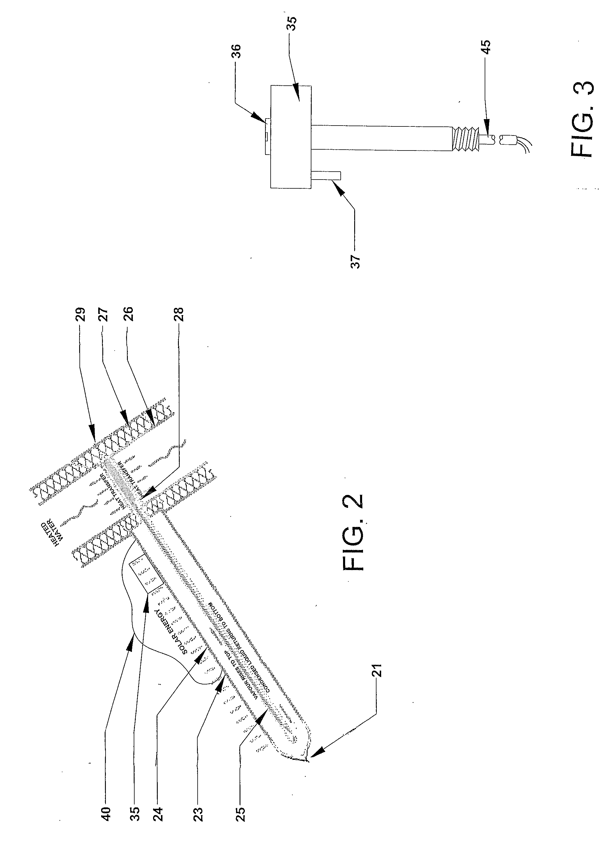 Snow melt system for solar collectors