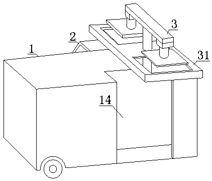 Indoor ceramic tile laying device for building