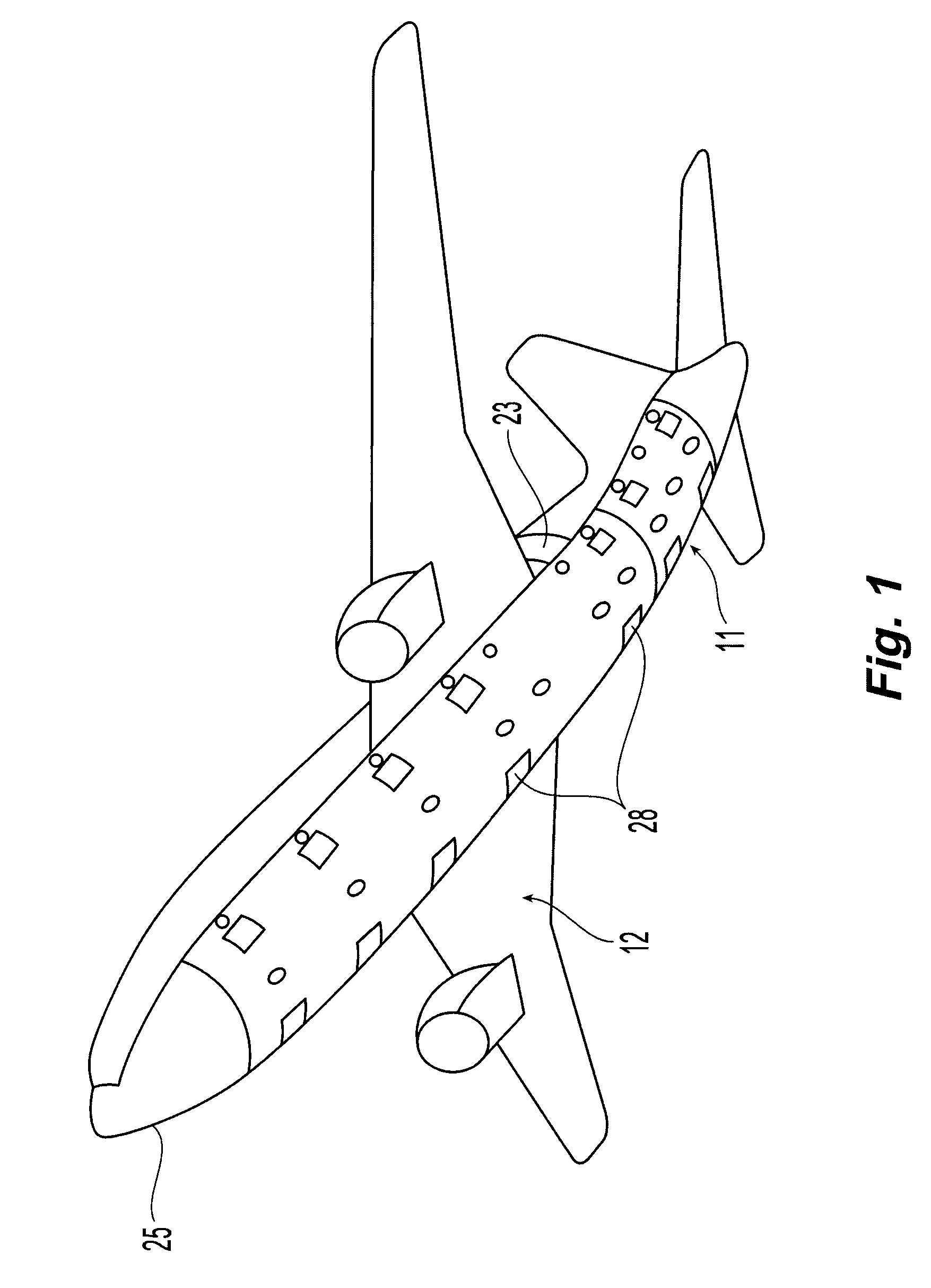 Power drive unit with unit load device sensor