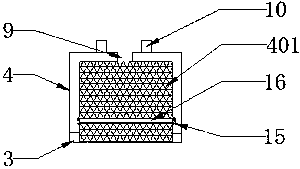 Sensor service life testing device