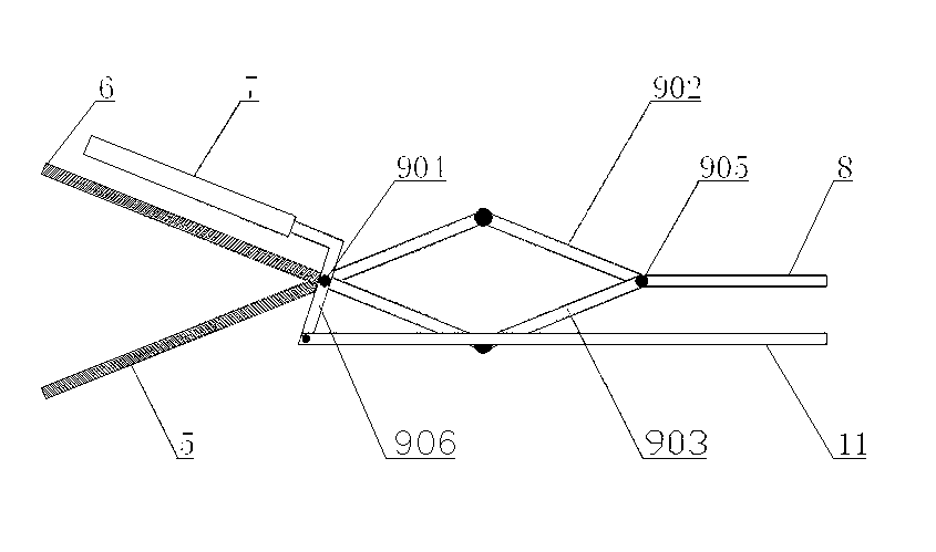 Operational separating forceps for matching ureter