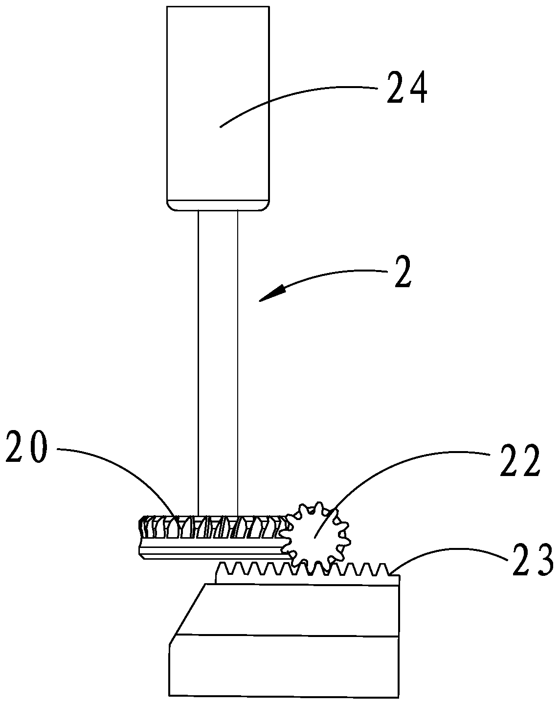 Four-shaft clamping type welding robot