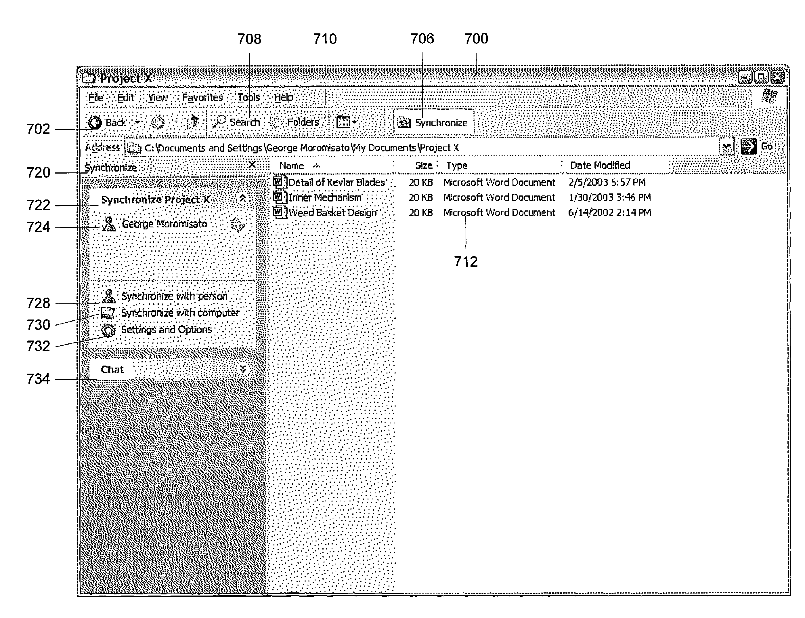 Method and apparatus for providing attributes of a collaboration system in an operating system folder-based file system