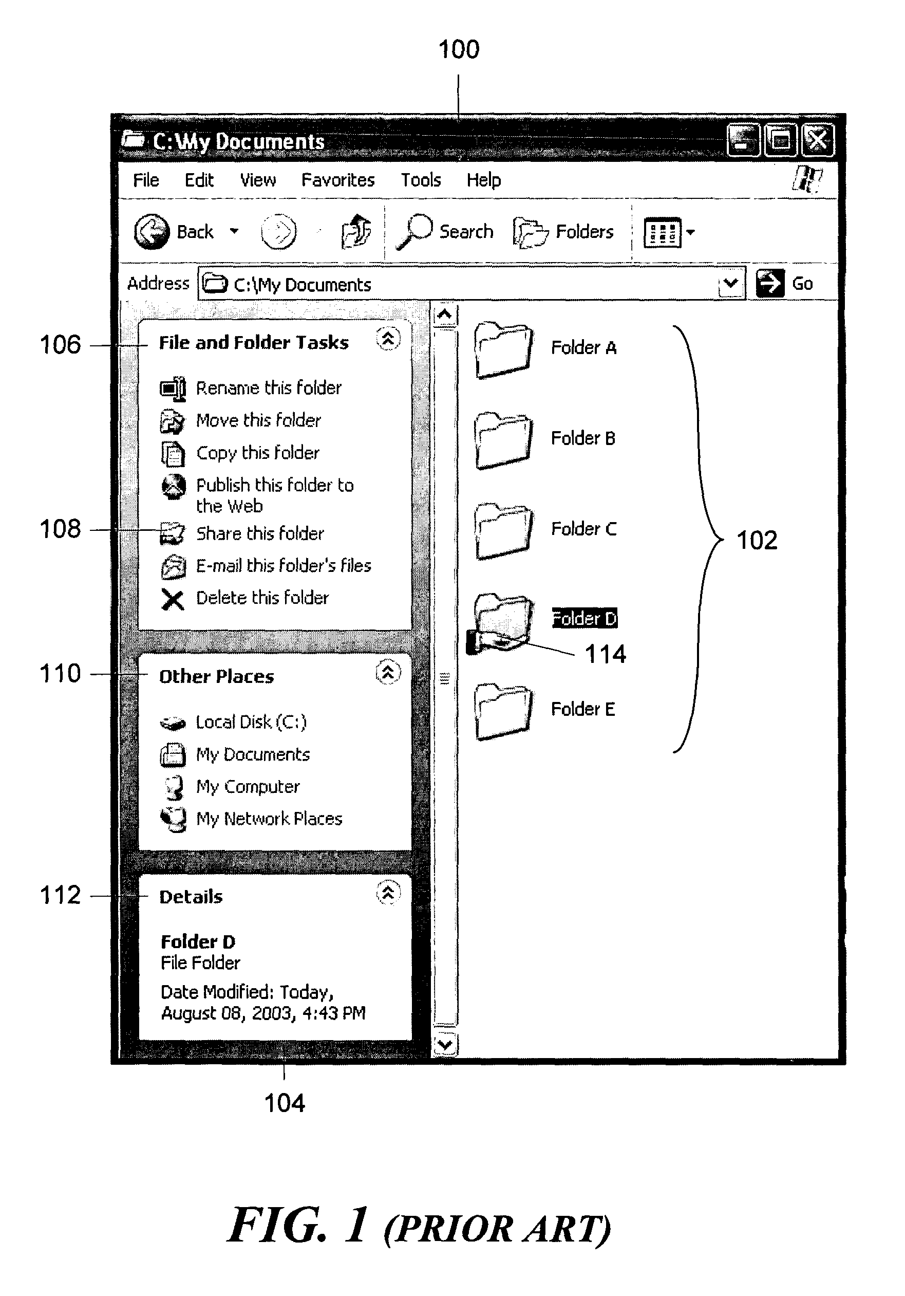 Method and apparatus for providing attributes of a collaboration system in an operating system folder-based file system