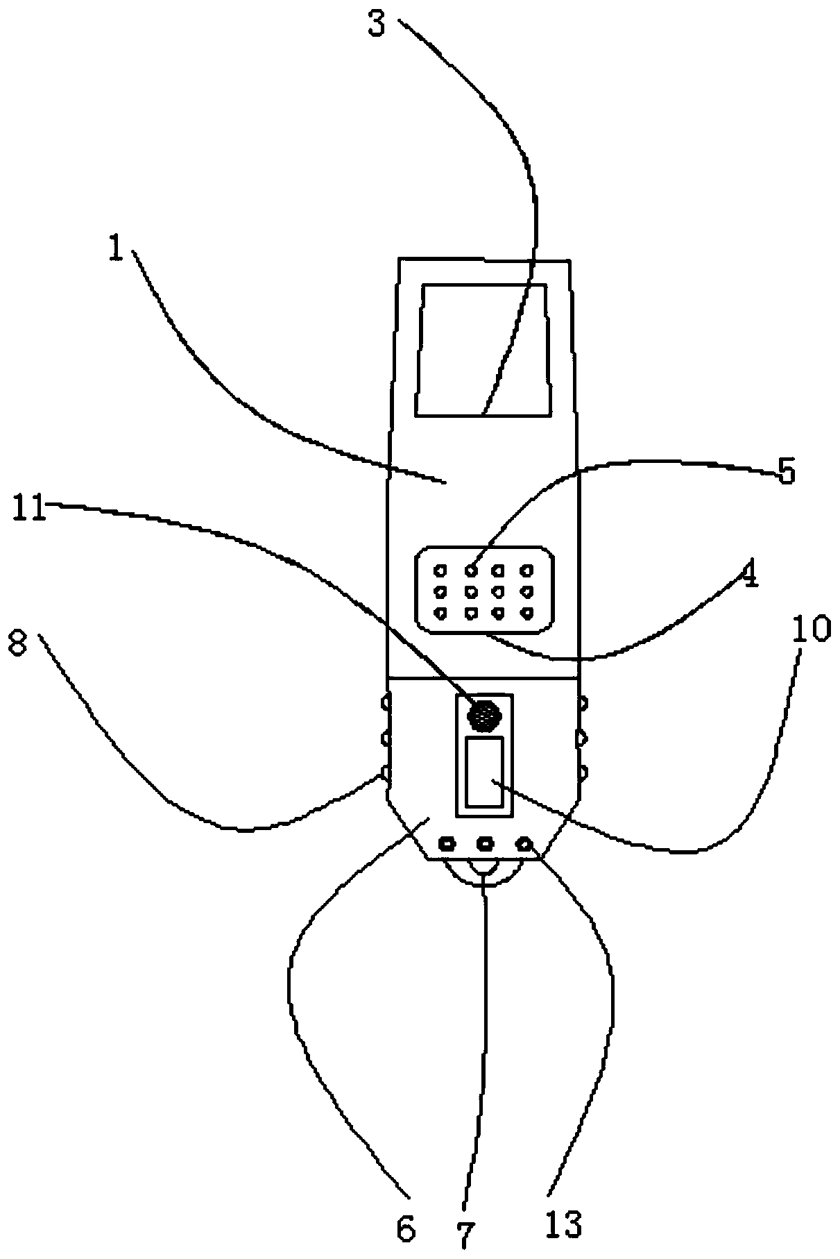 USB flash disk anti-theft device for electronic commerce data encryption