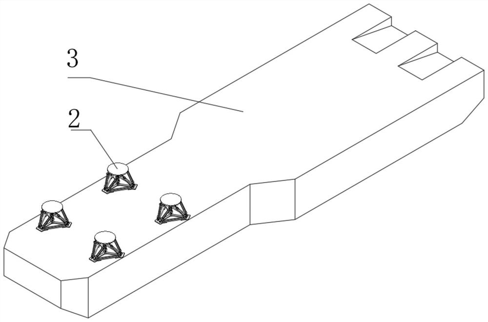 Floating mounting and lifting device with motion compensation function