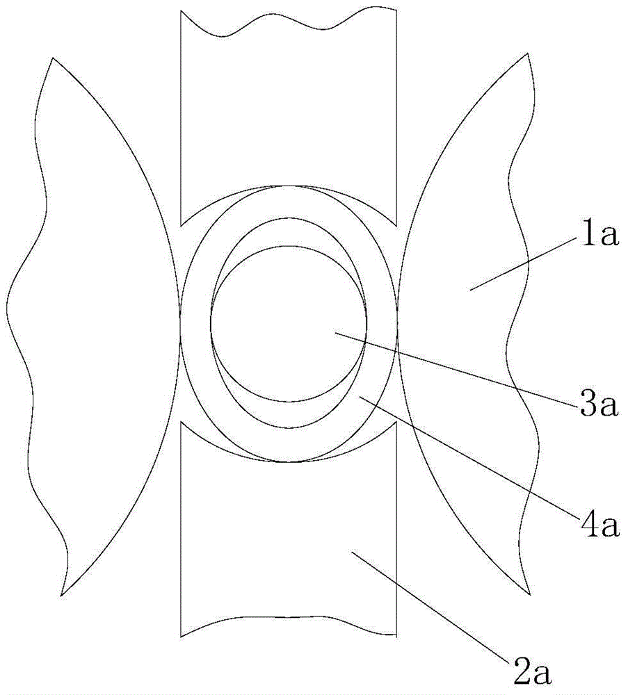 Sizing and rolling process of thick-walled seamless steel pipe by two-roller cross-rolling mill