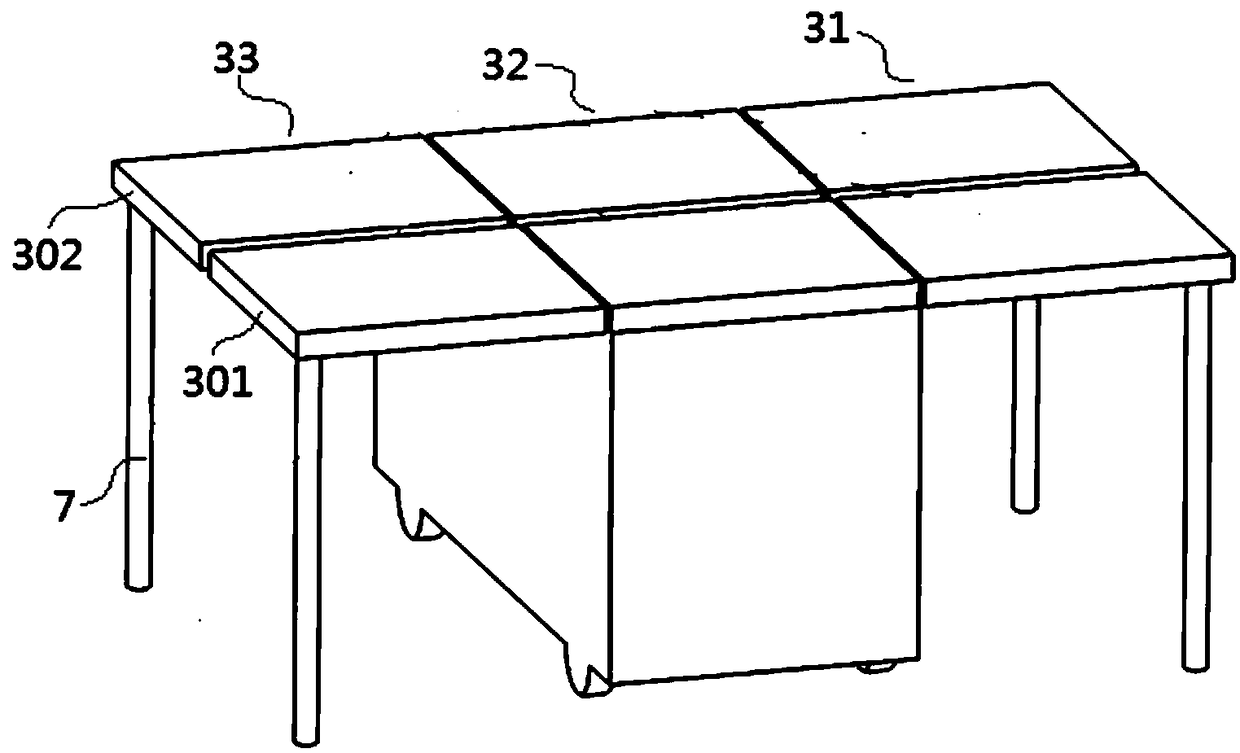 Multifunctional photovoltaic flywheel battery hybrid mobile dining car